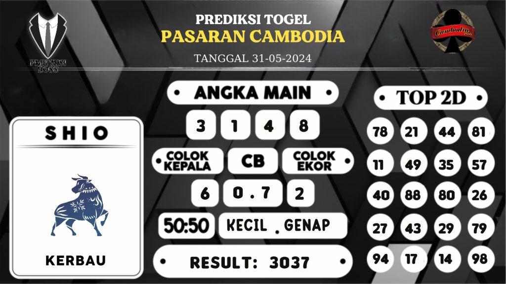 https://prediksibossjenius.com/prediksi-boss-togel-cambodia-jumat-31-mei-2024/